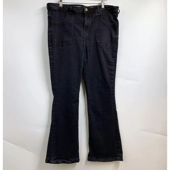 Anthropologie Pilcro Women's The Icon Mid-Rise Stretch Flare Jeans Size 34 - Picture 1 of 15